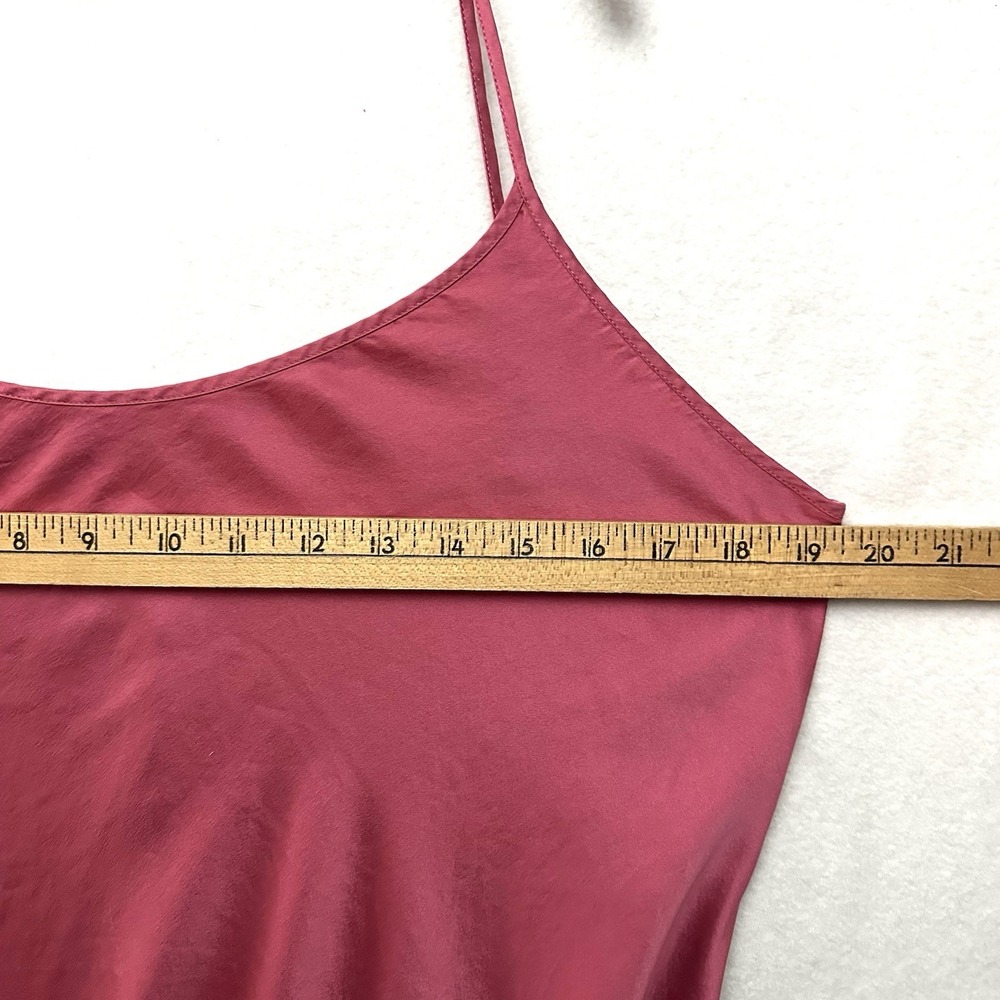 La Perla Large L Silk Nightgown Babydoll Slip Dress Chemise Pink Raspberry - Picture 5 of 12